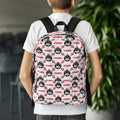 #TEAMRED Backpack // White, back view