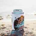 Janelle "Red" Violet Can Cooler, front view