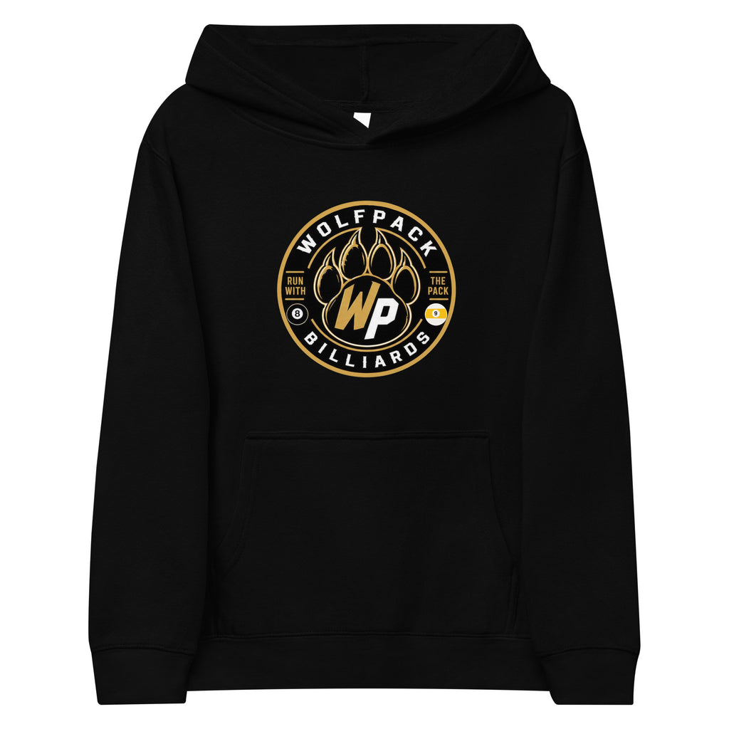 Janelle "Red" Violet Kids Fleece Hoodie, front view