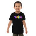 Janelle "Red" Violet Kids Organic Tee, front view