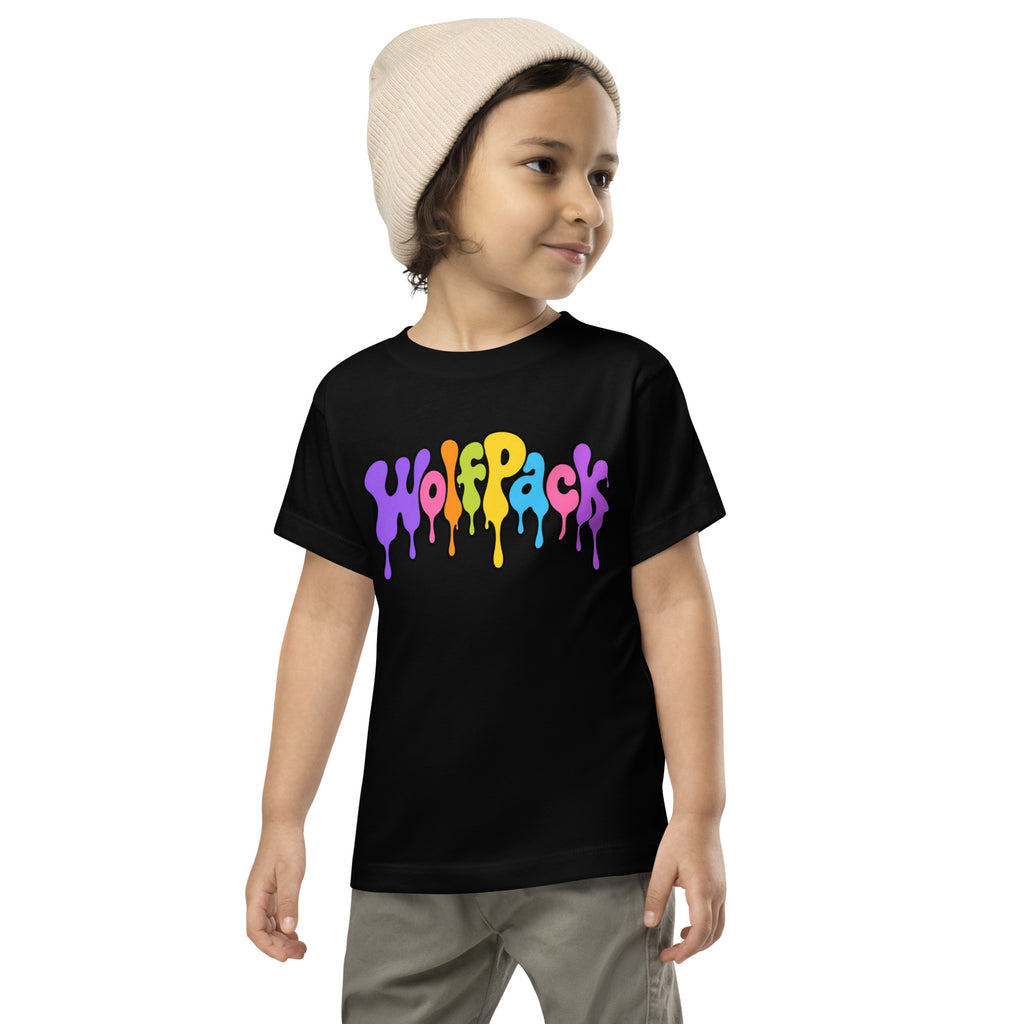 Janelle "Red" Violet Toddler Tee, front view