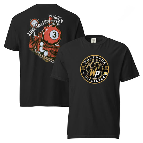 Little Red Express Heavyweight Tee, front and back view