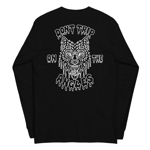 Wolfpack Don't Trip on the Angles black-and-white long sleeve, black, back