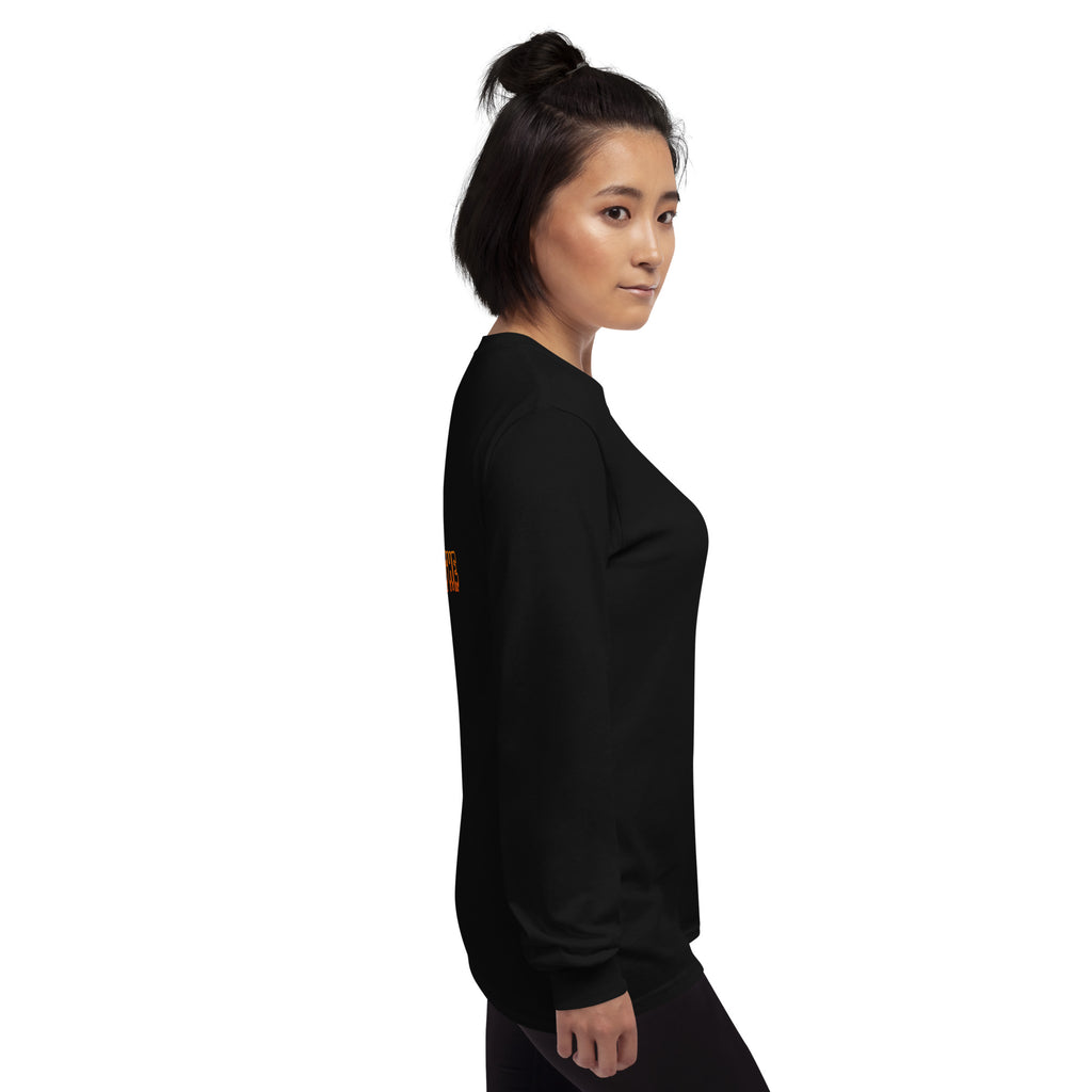 Wolfpack Don't Trip on the Angles black-and-white long sleeve, black, right side