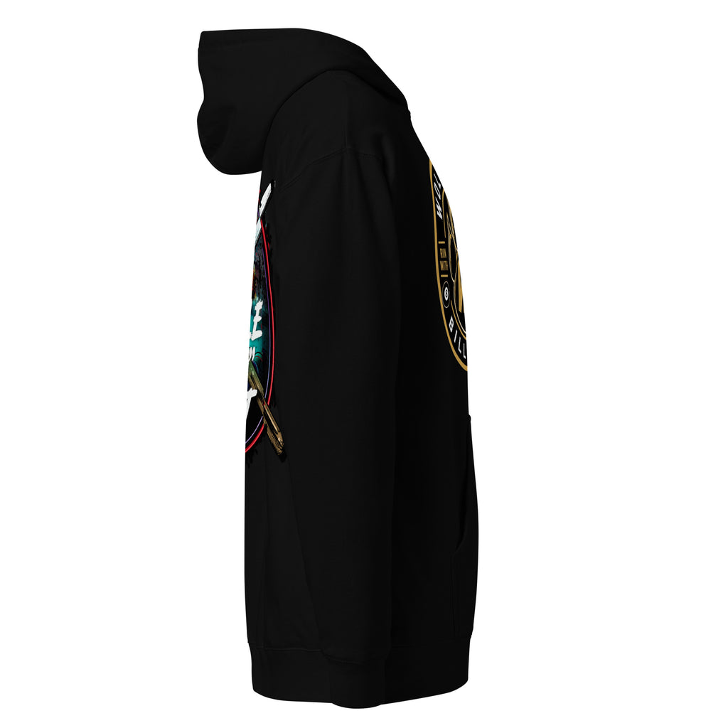 Janelle "Red" Violet Hoodie, right view