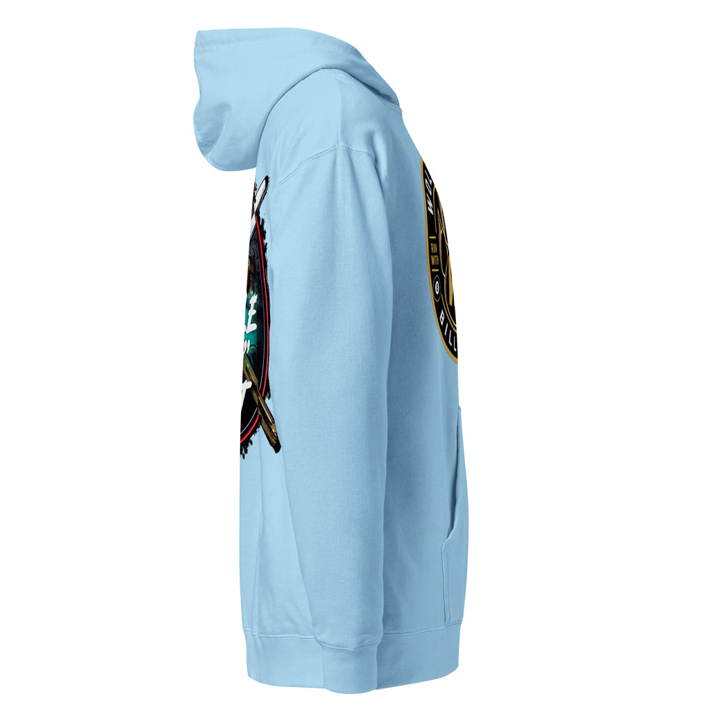 Janelle "Red" Violet Hoodie, right view