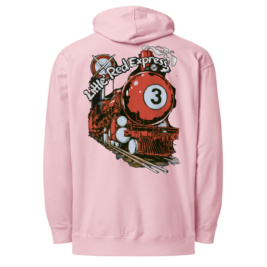 Little Red Express Hoodie, back view