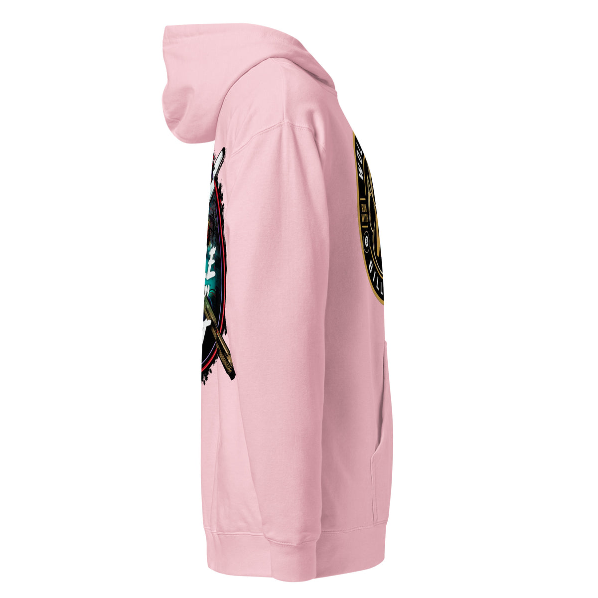 Janelle "Red" Violet Hoodie, right view