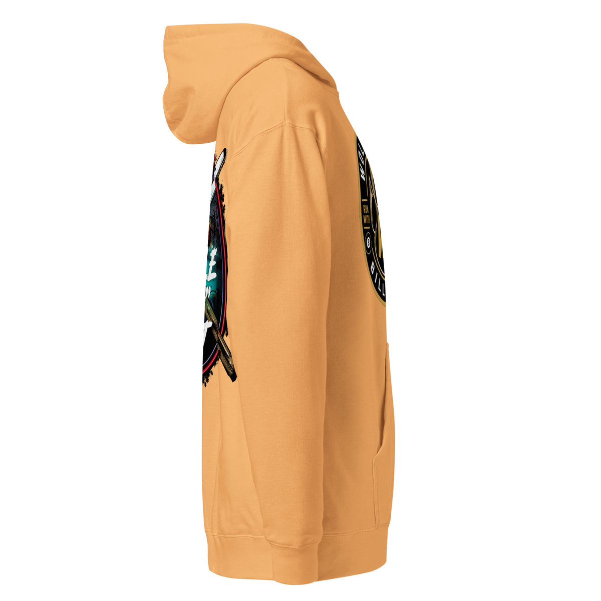 Janelle "Red" Violet Hoodie, right view