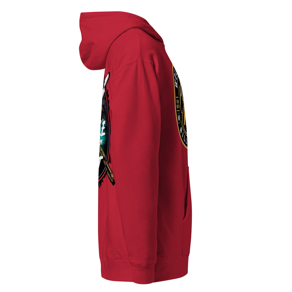 Janelle "Red" Violet Hoodie, right view