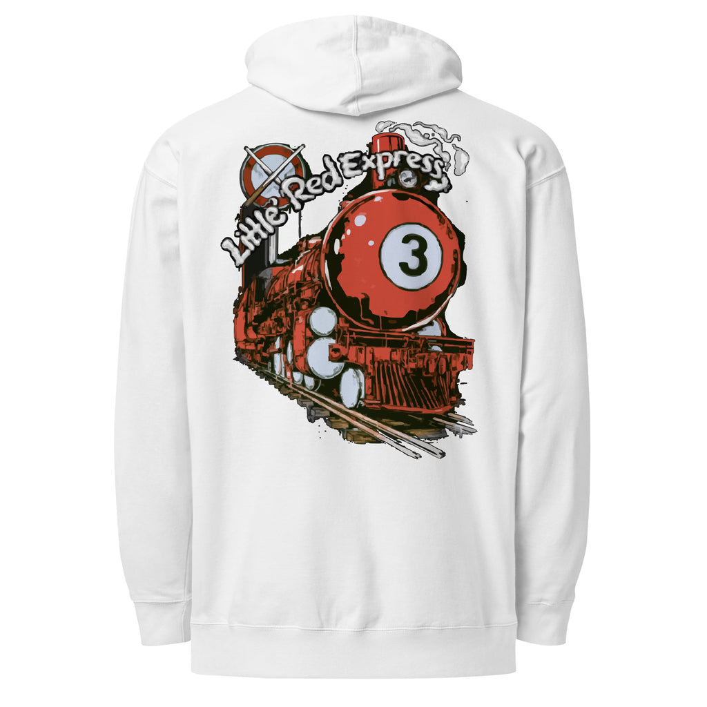 Little Red Express Hoodie, back view