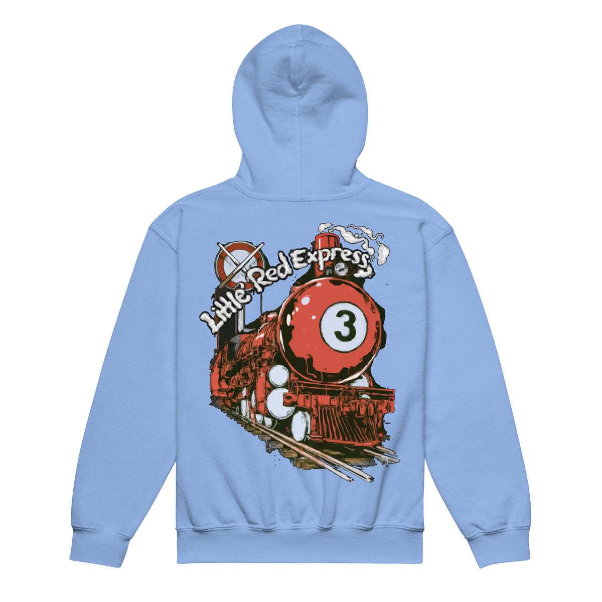 Little Red Express Youth Hoodie, back view