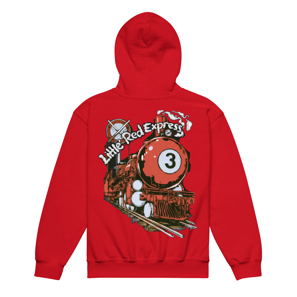 Little Red Express Youth Hoodie, back view