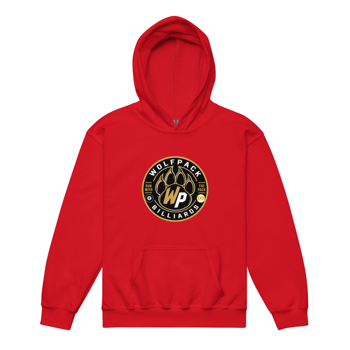 Little Red Express Youth Hoodie, front view