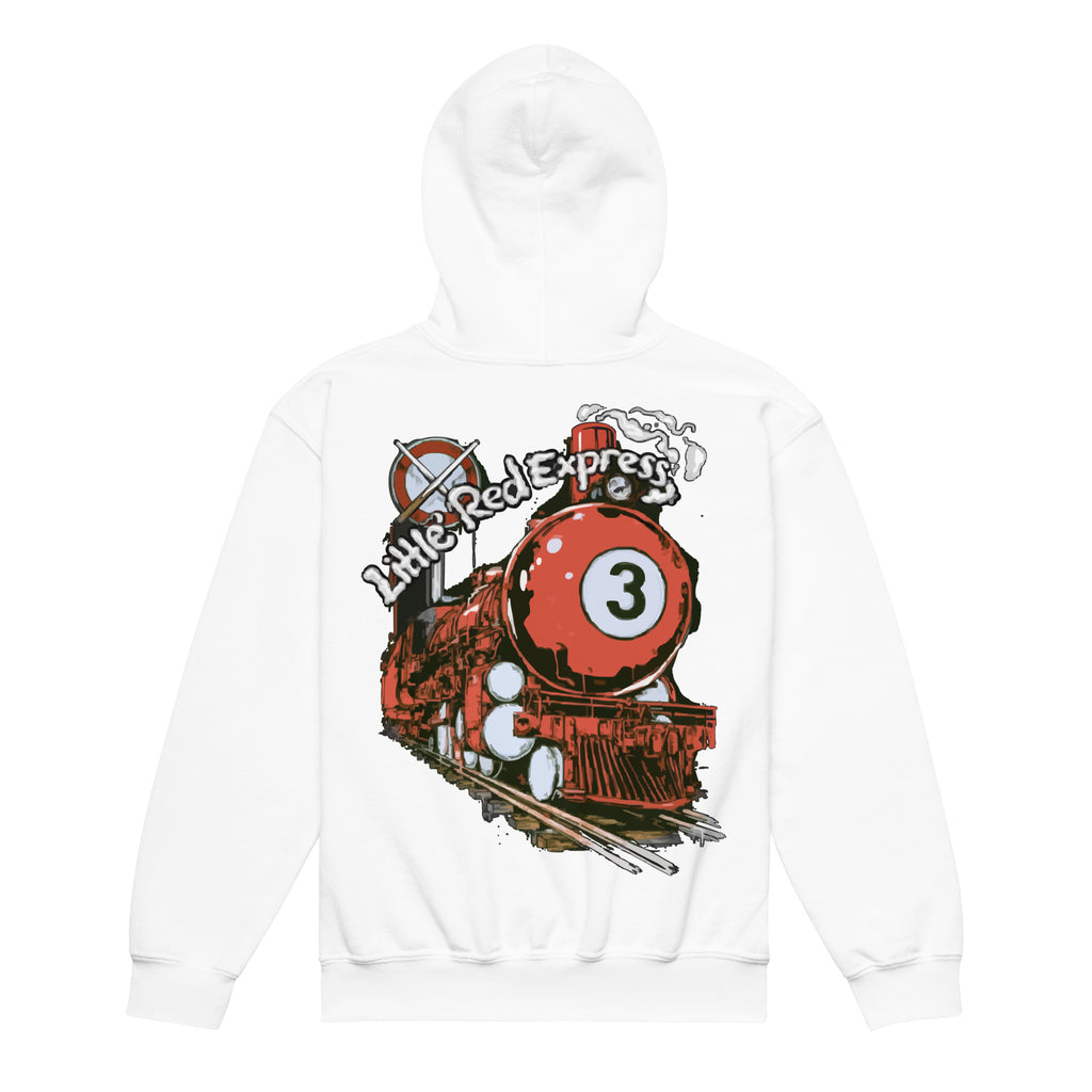 Little Red Express Youth Hoodie, back view